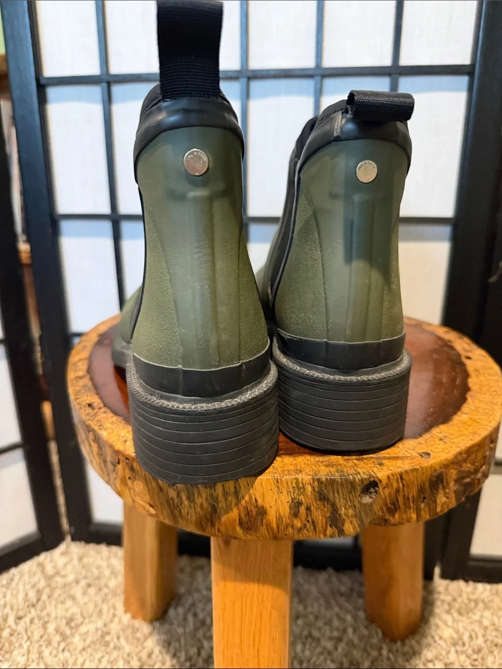 rag & bone NY Olive Green Chukka Boots Rain 37 EUC